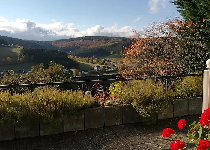 아파트 Ferienwohnung Panoramablick